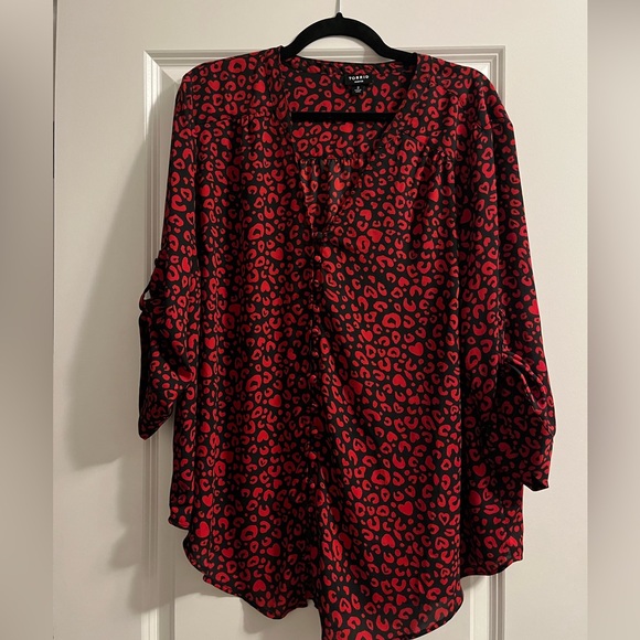 Torrid long sleeve button up blouse - Picture 1 of 4